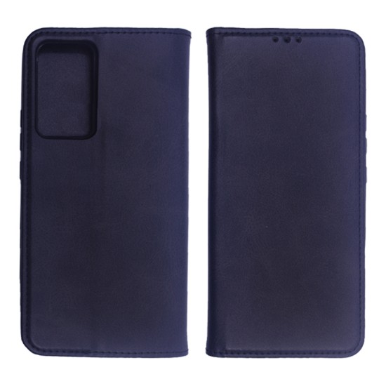 Capa Flip de Couro com Bolso Interno para Xiaomi Mi 12 Pro Preto